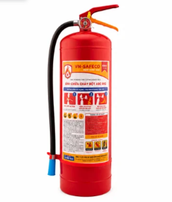 Bình Chữa Cháy Bột ABC 8kg VN-SAFECO VNS-ABC/M8