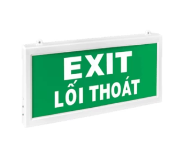 Đèn Exit 1 mặt KT110 (Tem PCCC)