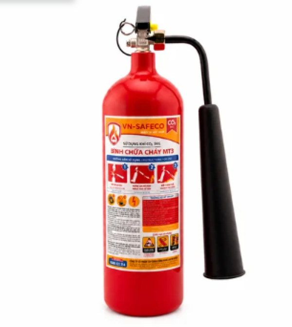 Bình Chữa Cháy Khí CO2 3kg VN-SAFECO VNS-CO2/M3
